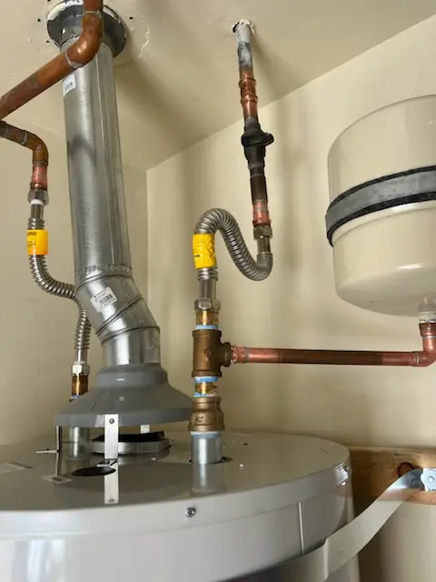 Water heater installation and plumbing repair in Wrightstown